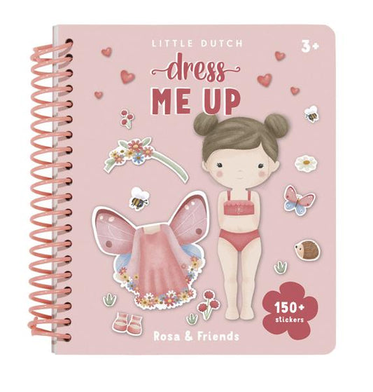 Stickerbuch Dress Me Up - Rosa & Friends | Little Dutch