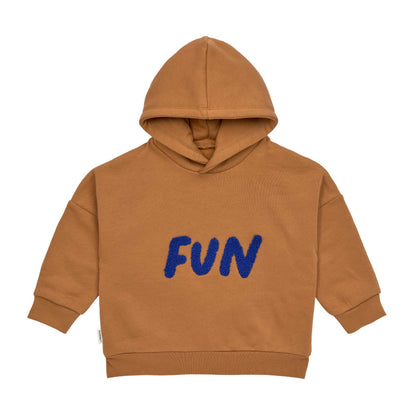 Hoodie Kinder - Bio Baumwolle, Little Gang, Fun Karamell
