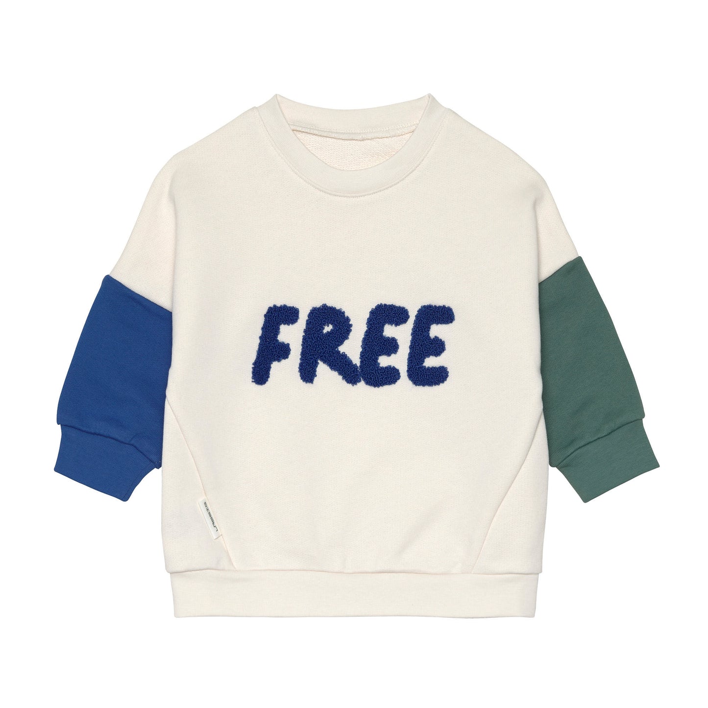 Lässig Kinder Pullover - Bio Baumwolle Little Gang Free Weiß