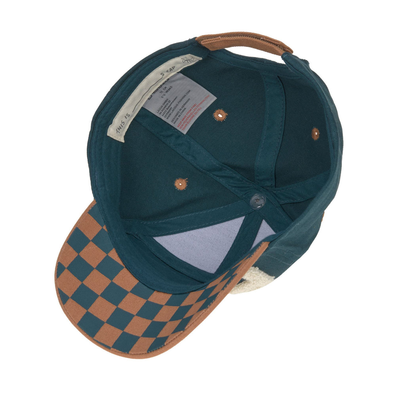 Basecap Kinder - Run, Braun Blau