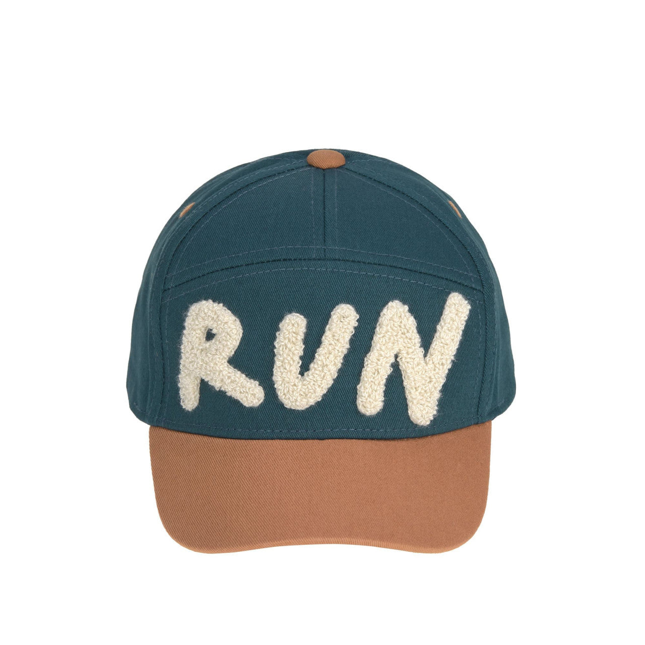 Basecap Kinder - Run, Braun Blau