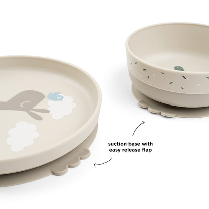 done by deer Foodie Geschirr-Set Lalee sand mit Saugnapf