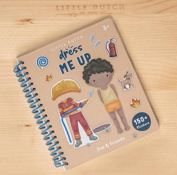 Stickerbuch Dress Me Up - Jim & Friends I Little Dutch