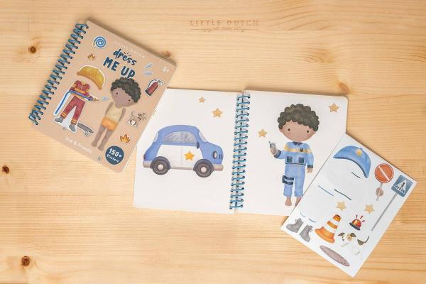 Stickerbuch Dress Me Up - Jim & Friends I Little Dutch