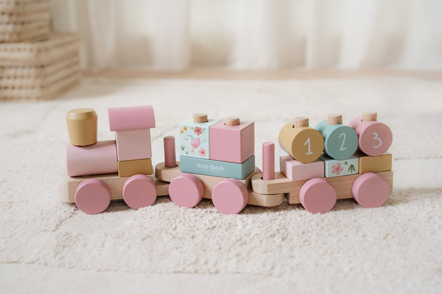 Holz Zug Fairy Garden "Zur Geburt" Little Dutch