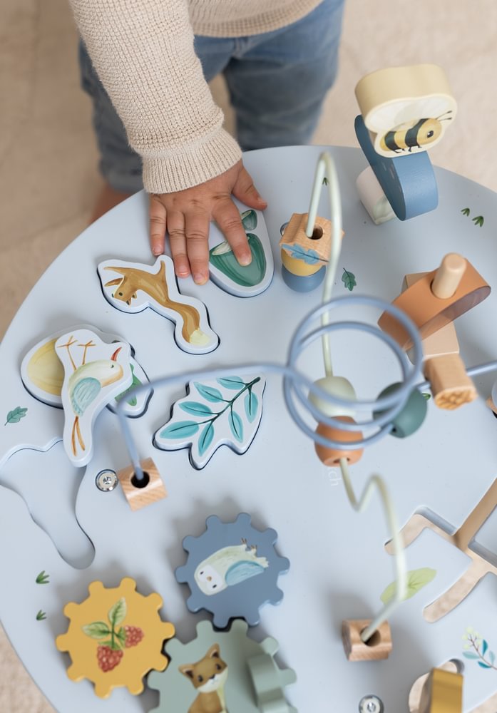 Aktivitäten Tisch Forest Friends mit Namen Little Dutch