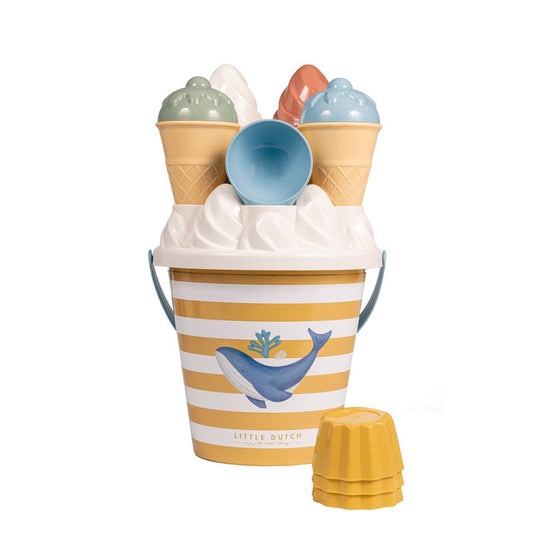 Little Dutch Eiscreme Eimer Set blau Ocean Dreams Blue