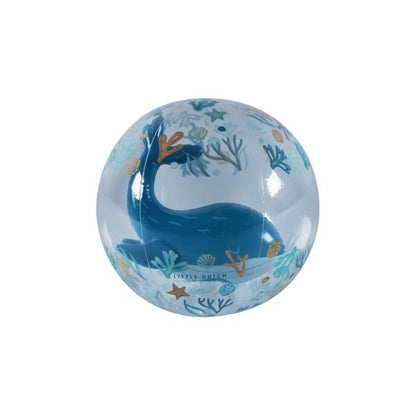 Little Dutch 3D Strandball Wal Ocean Dreams Blau