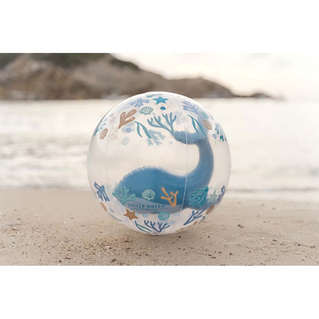 Little Dutch 3D Strandball Wal Ocean Dreams Blau