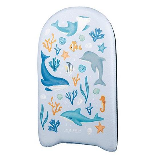 Little Dutch Schwimmbrett blau - Kinder Bodyboard Ocean Dreams Blue
