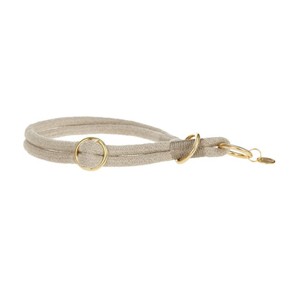Hundehalsband Slim - Mila, Natur