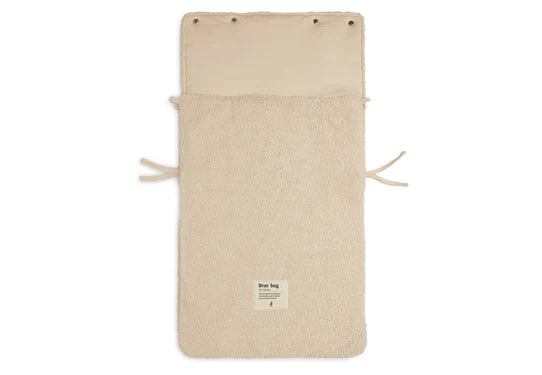 Fußsack für Autositz Kinderwagen Boucle - Naturel