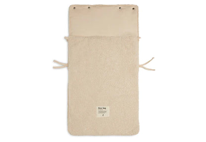 Fußsack für Autositz Kinderwagen Boucle - Naturel