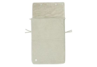 Fußsack für Autositz Kinderwagen Basic Knit - Olive Green