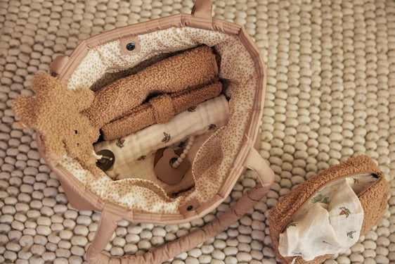 Wickeltasche 40x35x16cm - Biscuit