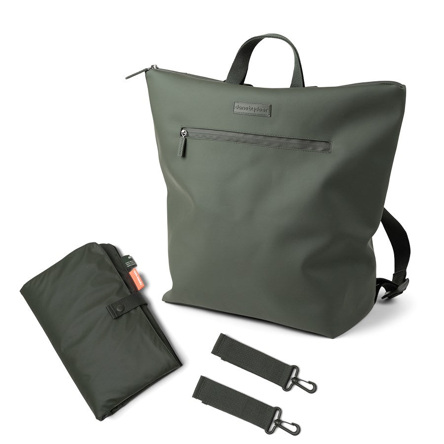 Done by Deer Changing Backpack Dark Green Wickelrucksack 7013708