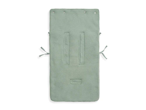 Fußsack für Autositz Kinderwagen - Basic Knit - Forest Green