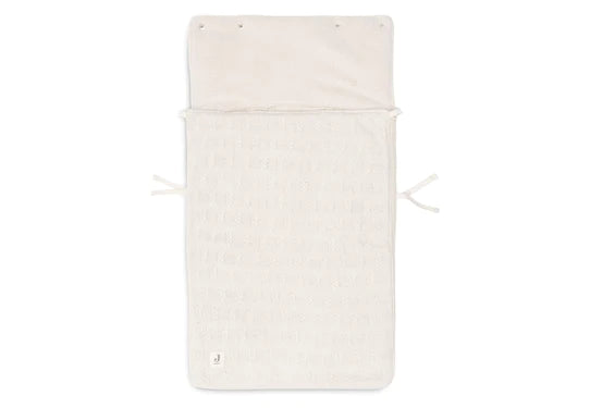Fußsack für Autositz Kinderwagen Grain Knit - Oatmeal