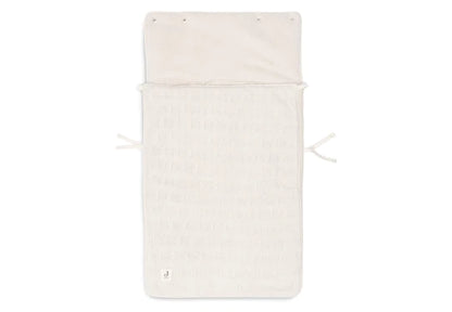 Fußsack für Autositz Kinderwagen Grain Knit - Oatmeal