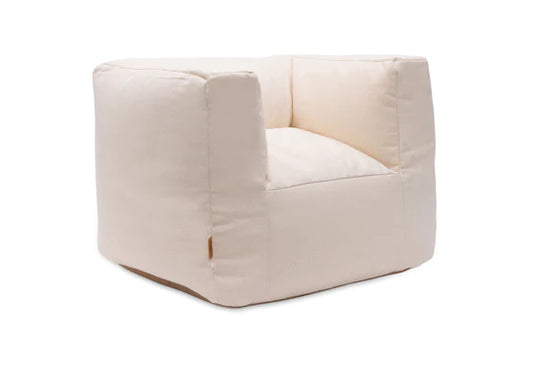 Kindersessel Sitzsack Twill - Natural