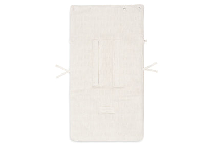 Fußsack für Autositz Kinderwagen Grain Knit - Oatmeal