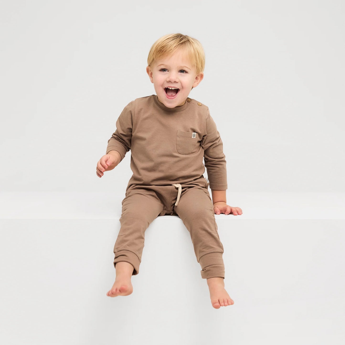 Cloby Jogginghose in Peanut Brown UPF 50+