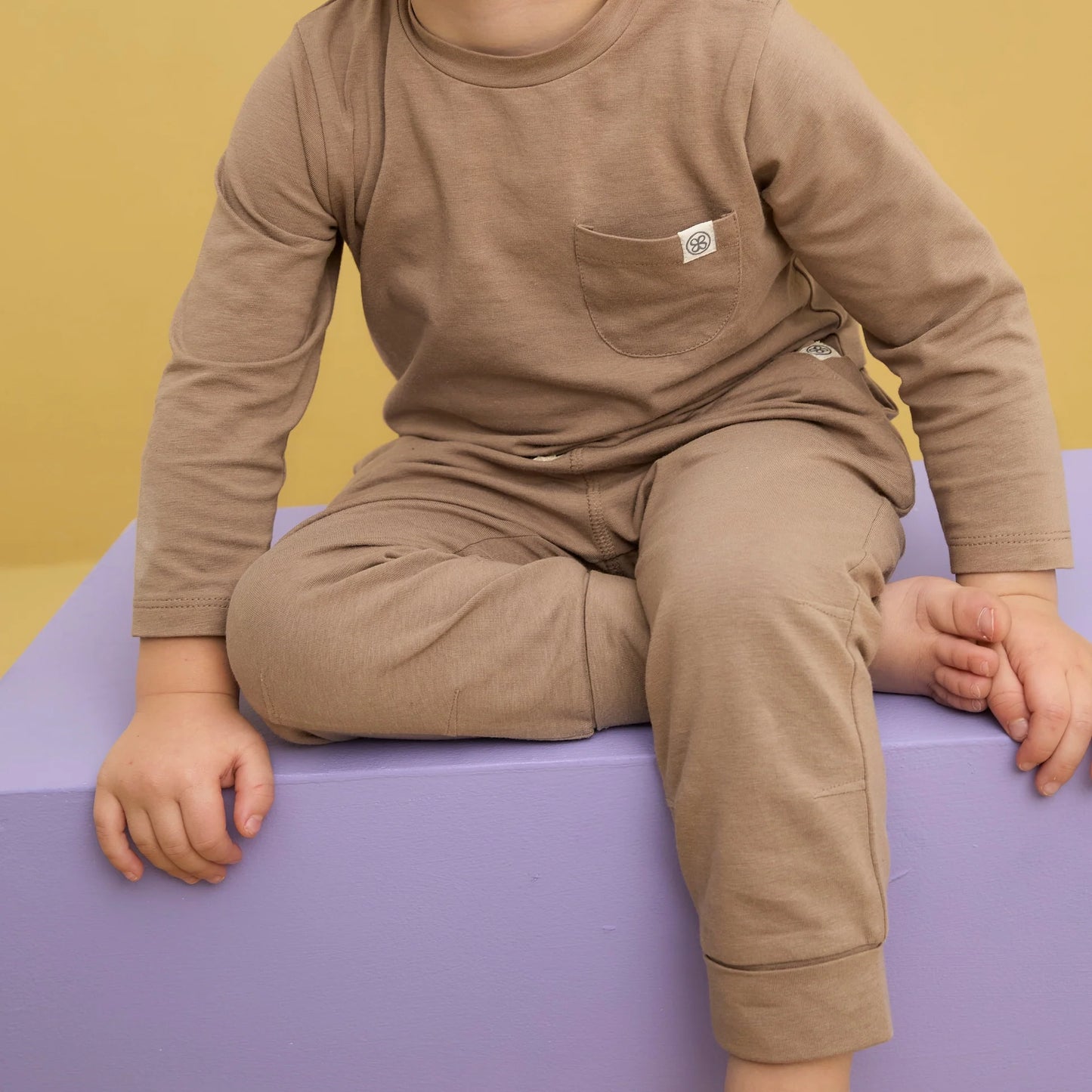 Cloby Jogginghose in Peanut Brown UPF 50+