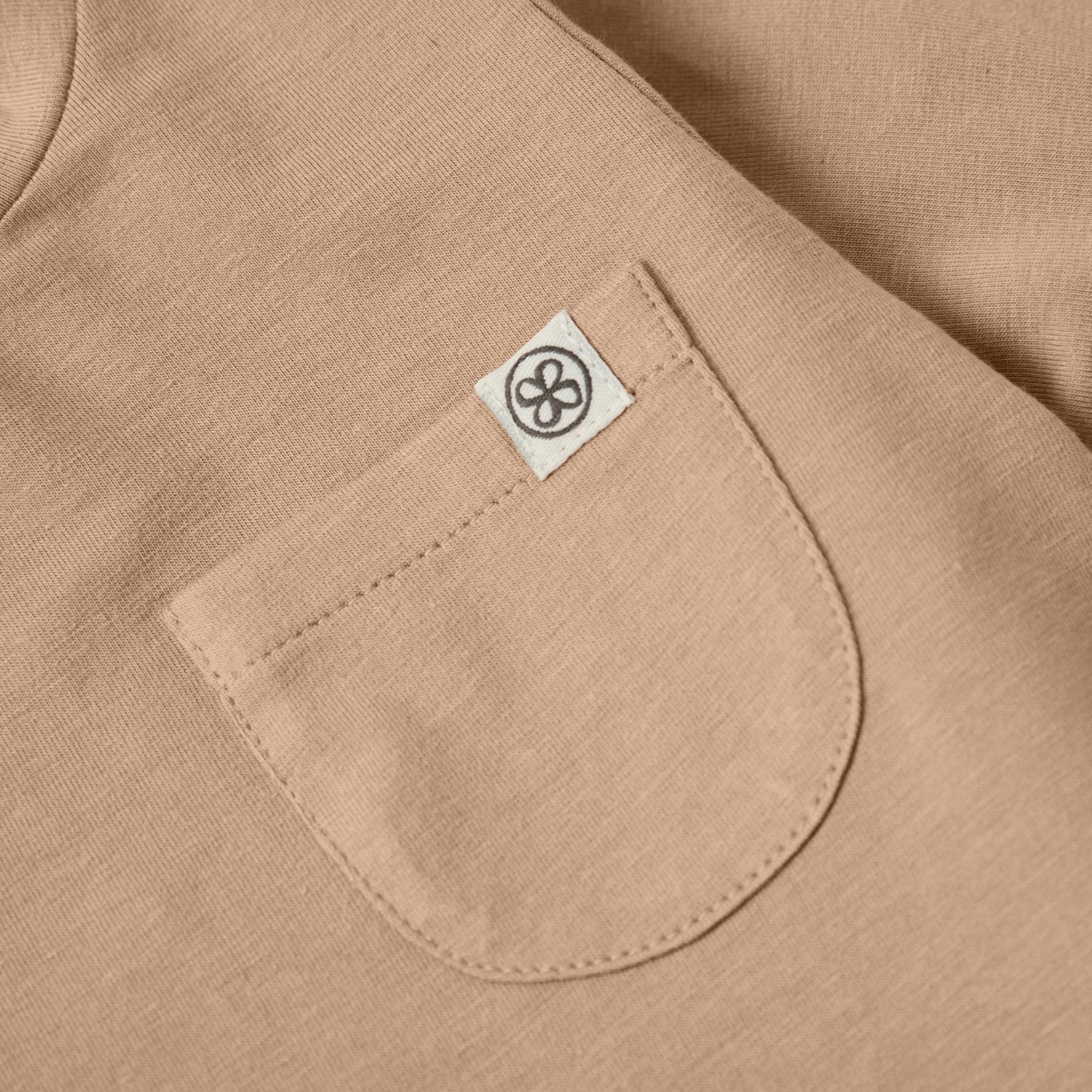 Cloby Langarmshirt in Peanut Brown UPF 50+