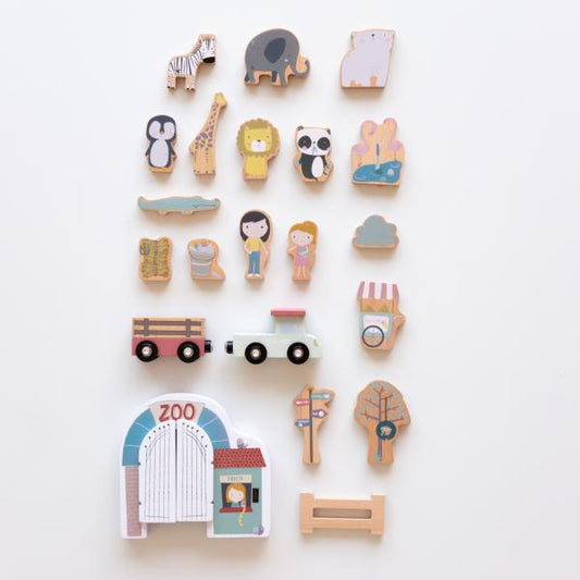 Railway Collection - Erweiterung Spielset - Zoo | Little Dutch