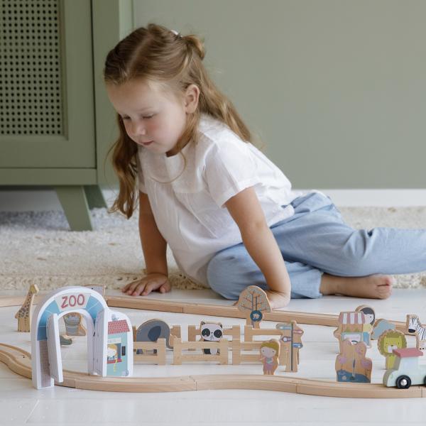 Railway Collection - Erweiterung Spielset - Zoo | Little Dutch
