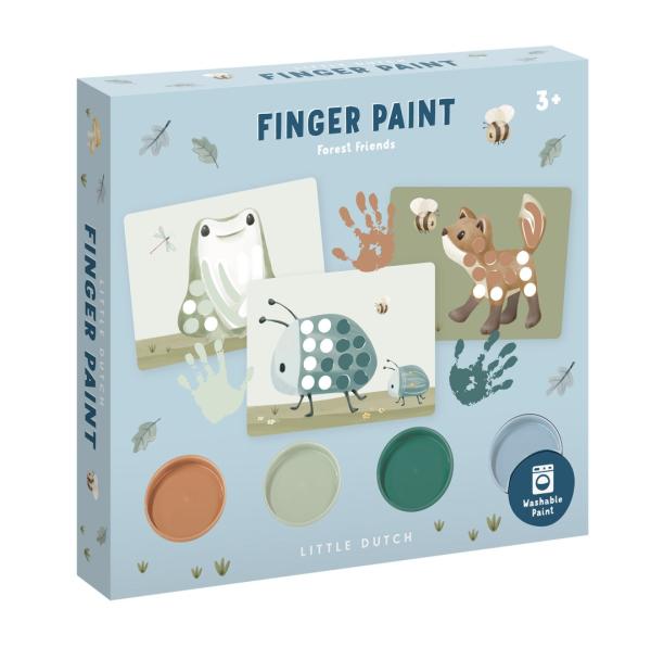 Little Dutch Fingerstempeln Forest Friends Fingermalset