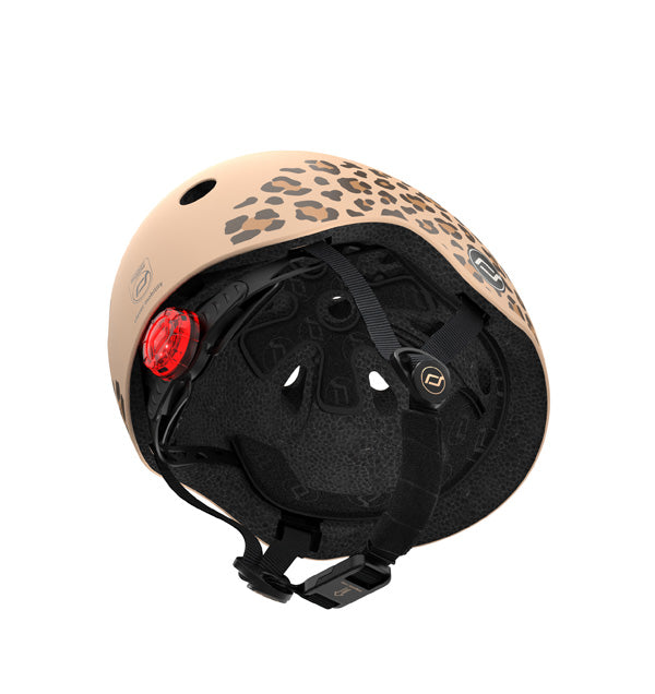 Helm Größe XXS Leopard