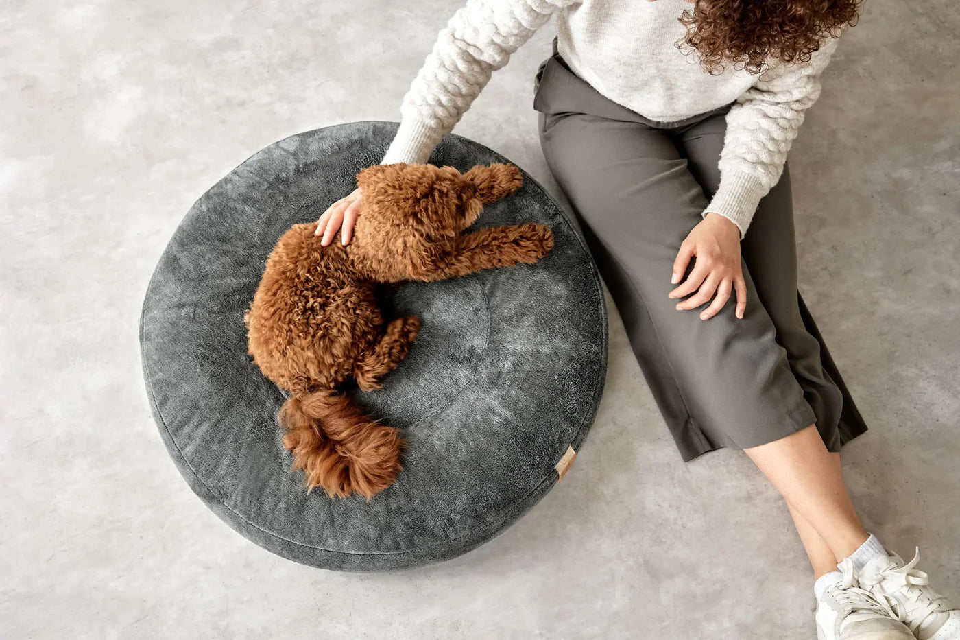 Hundebett Rund - Fippa, Anthrazit