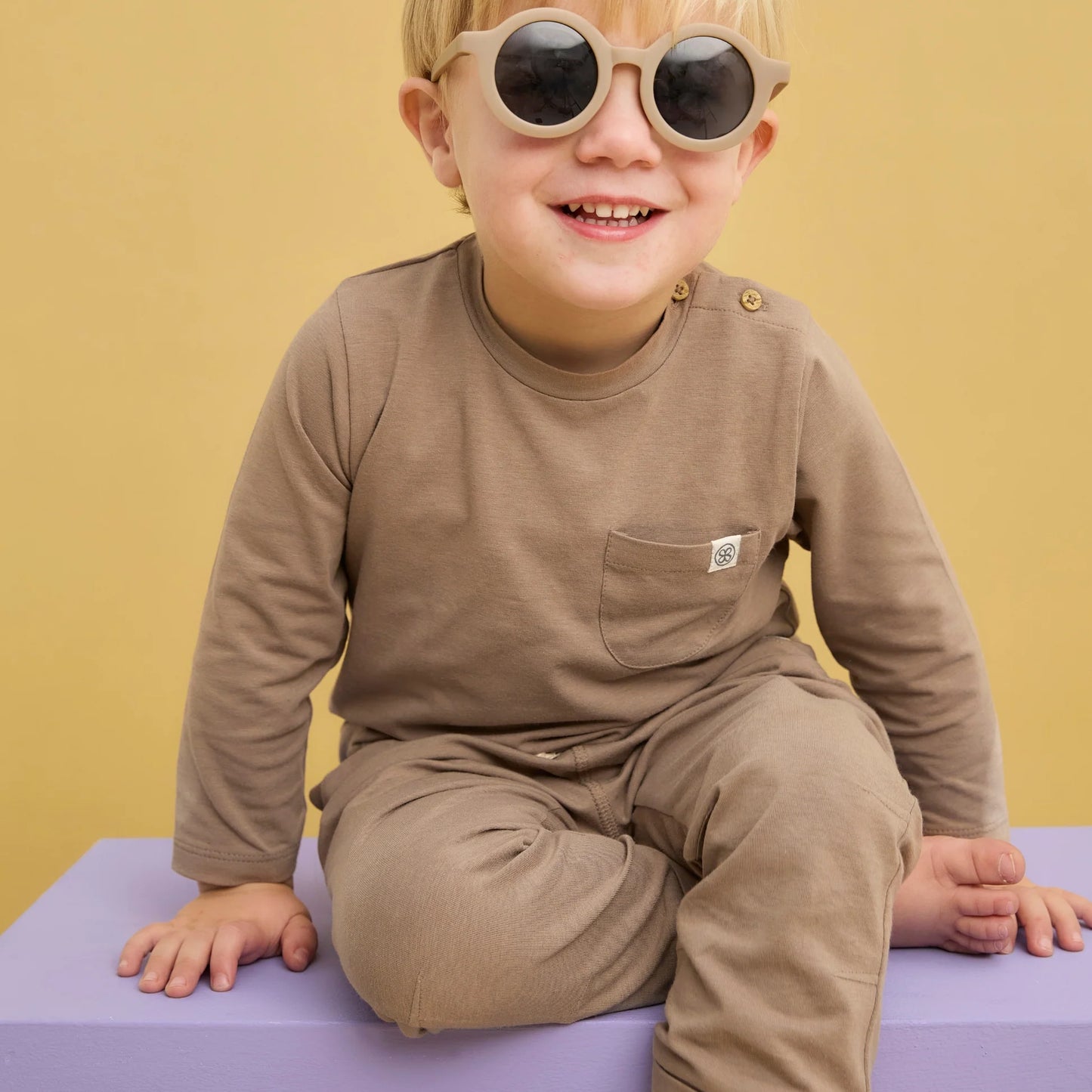 Cloby Jogginghose in Peanut Brown UPF 50+