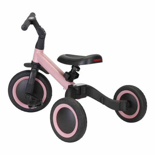 KAYA 4 in 1 Laufrad Dreirad rosa