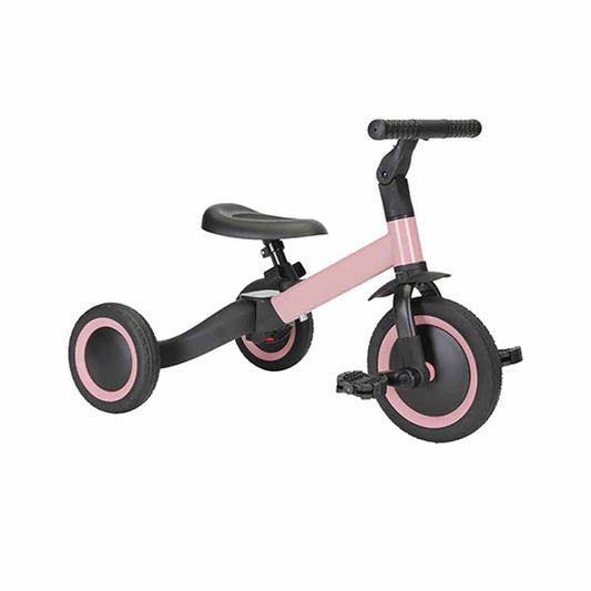 KAYA 4 in 1 Laufrad Dreirad rosa