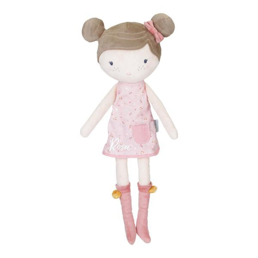 Kuschelpuppe Rosa 35 cm, personalisiert | Little Dutch