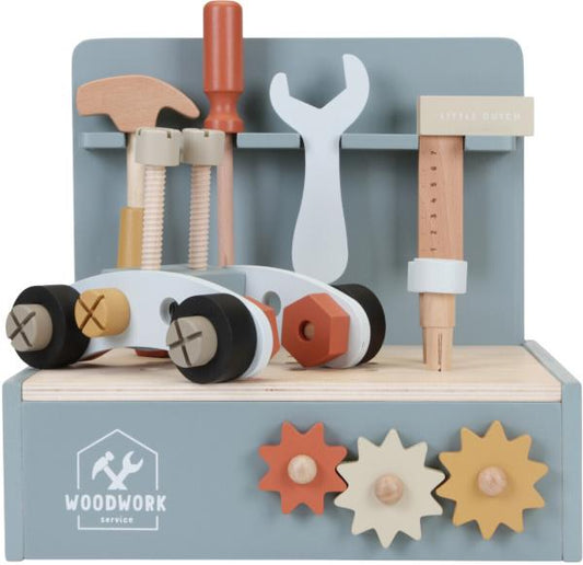 Mini Werkbank blau | Little Dutch