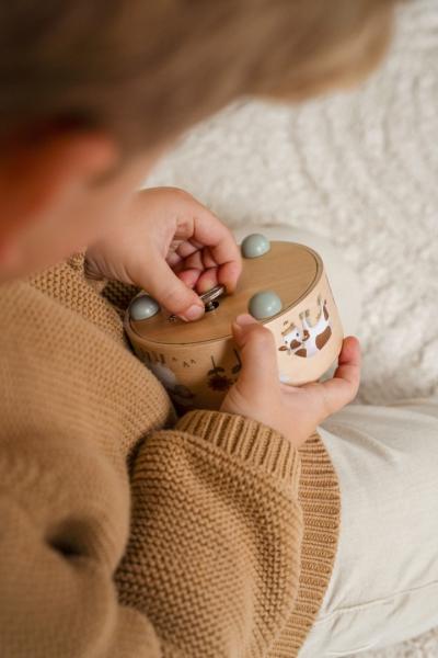 Little Dutch Holz Spieluhr mit tanzenden Figuren Little Farm
