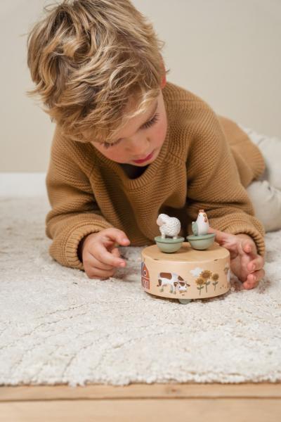 Little Dutch Holz Spieluhr mit tanzenden Figuren Little Farm