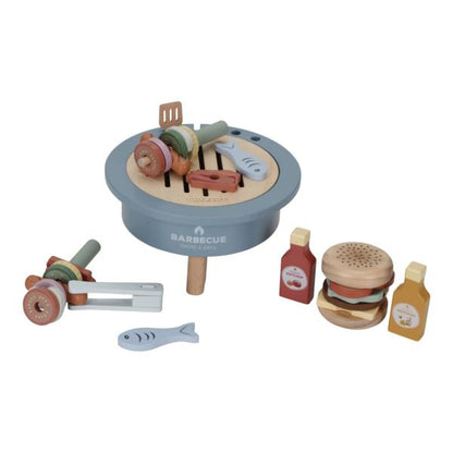 Little Dutch Grill Holz Spielzeuggrill - BBQ Set