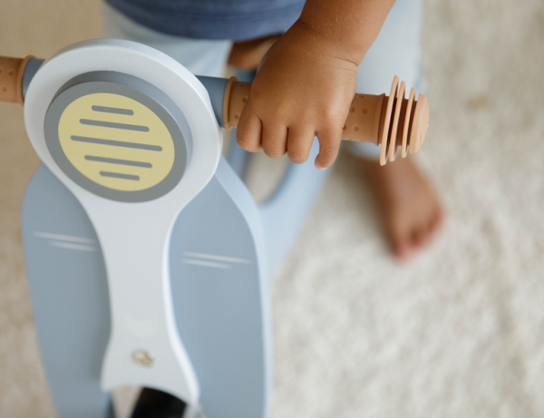 Laufrad / LoopScooter Holz Blau | Little Dutch