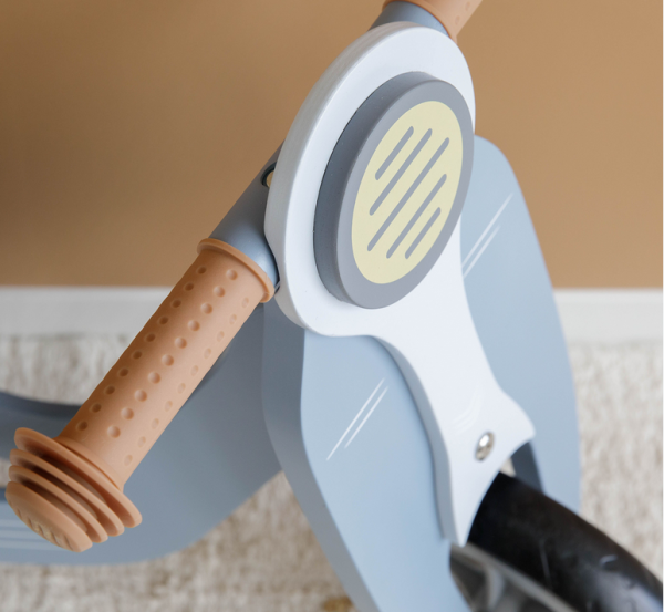Laufrad / LoopScooter Holz Blau | Little Dutch