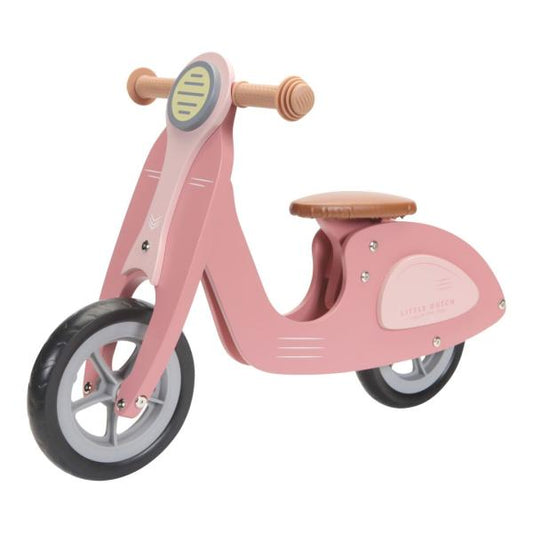 Laufrad / LoopScooter Holz Pink / Rosa | Little Dutch