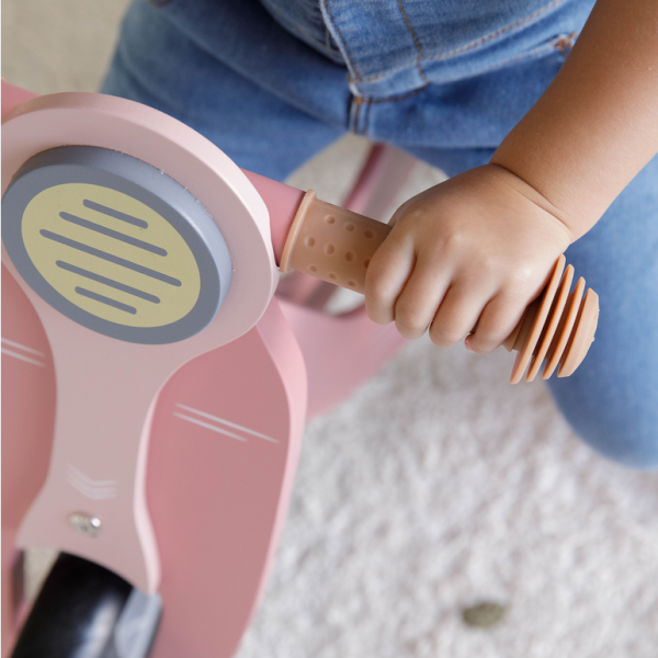 Laufrad / LoopScooter Holz Pink / Rosa | Little Dutch