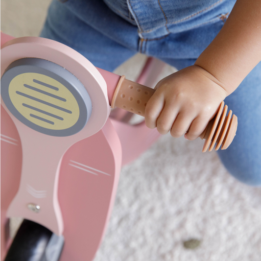 Laufrad / LoopScooter Holz Pink / Rosa | Little Dutch