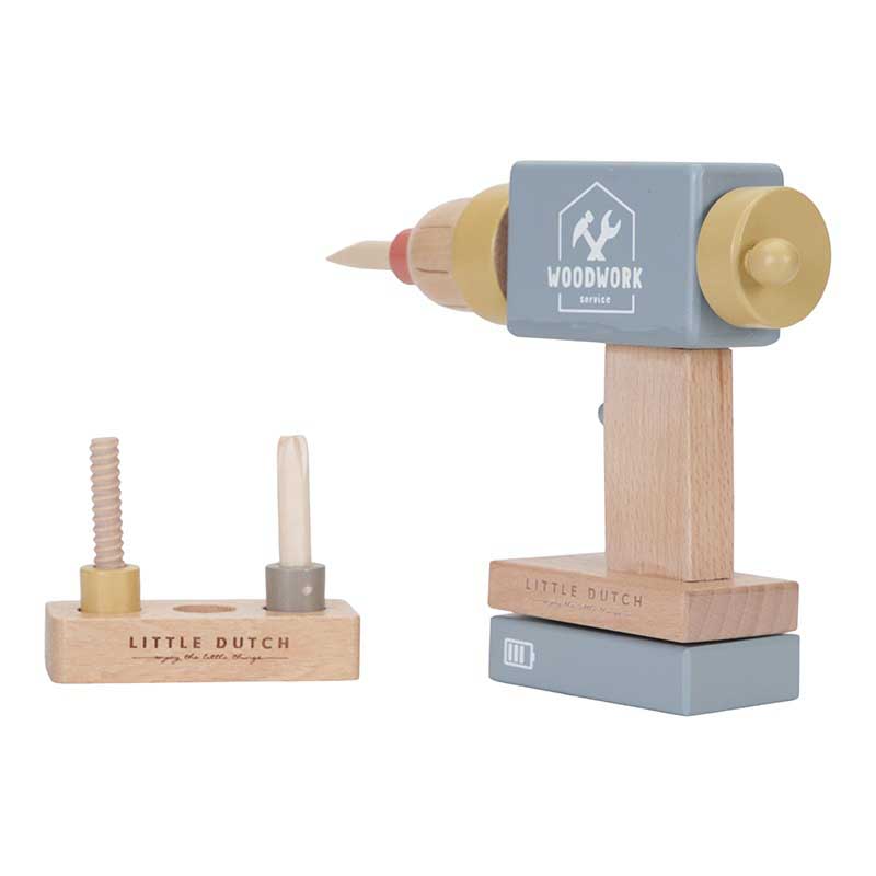 Little Dutch Holzbohrmaschine FSC LD7091 - die neue Kinderbohrmaschine