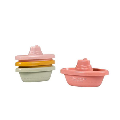 Badewannen Spielzeug Boote pink | Little Dutch