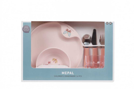 Little Dutch Kindergeschirr Mio 6 Set Mepal Flowers & Butterflies