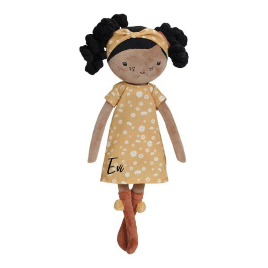 Kuschelpuppe Evi 35 cm, personalisiert | Little Dutch